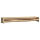 Skjermstativ sonoma eik 100x24x13 cm sponplate  