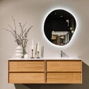 Corian Sidestilt Servant Med Skra Bunn