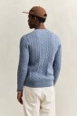 Gant Cotton Cable C Neck Blue XL