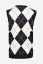 Lindbergh   Vest Christmas argyle vest   Blå