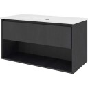 Sanibell Proline møbelpakke 101x46 cm sort eik