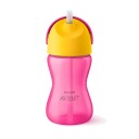 Drikkeflaske med sugerør Avent 300 ml Rosa 12 mnd+