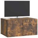  Vegghengt TV skap Røkt Eik 59,5 x 41 x 30 cm Konstruert tre