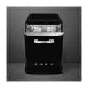 Smeg 50s Style Oppvaskmaskin 45 dB 13 Kuverter Svart