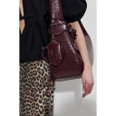 Ganni Bou Nano Bag   Burgundy   ONE SIZE