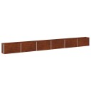vidaXL Hevet Hagebed Rusten 600 x 40 x 55 cm papp
