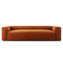 Decotique Grand 3 Seter Sofa Fløyel Copper Glow