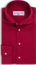Ferner Jacobsen Slim linen shirt S rød herre