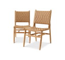 Laroc spisestol natural teak 2-set