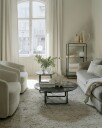 New Works Florence Salongbord 90 cm Svart Marmor / Svart
