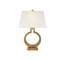 Ring Form bordslampa antik mässing S