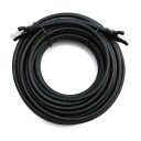 ELETRA CAT8 S/FTP NETTVERKSKABEL 15M, SVART