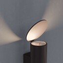 Flos Flauta H225 Riga Vegglampe Sort
