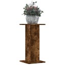  Plantestativer 2 stk røkt eik 30x30x60 cm konstruert tre