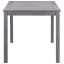 vidaXL Hagebord gråvasket 140x80x74 cm heltre akasie