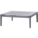 Cane line Conic Sofabord 75X75 cm Lysegrå