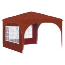 vidaXL Pop up Festtelt 290 x 290 x 245 cm Terrakotta