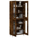 vidaXL Highboard røkt eik 69,5x34x180 cm konstruert tre 8720845476762