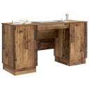 vidaXL Skrivebord Gammelt tre 142,5 x 50 x 75 cm Konstruert tre