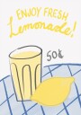 Refreshing Sip Deal Plakat / 21x30cm