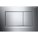 Geberit Sigma 20 Square Krom/matt Krom