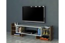 Semour TV-benk 90 cm - Hvit/Valnøtt