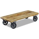 vidaXL Kaffebord Brunt Solid Mango Tre 120x60x30 cm