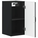 vidaXL Baderom veggskap HOORN Svart 30 x 31 x 59 cm Konstruert tre