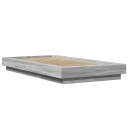  Sengeramme grå sonoma 90x200 cm konstruert tre 8721102618536
