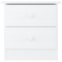 vidaXL Nattbord ALTA hvit 43x35x40,5 cm heltre furu