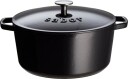 Sabor Støpejernsgryte 4,4L svart