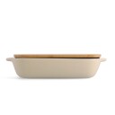 Kitchenaid Ovnsform med lokk 31 x 18,5 x 6 cm creme