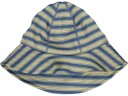Wheat Solhatt Bluefin Stripe 6-8 år