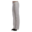 Costume National Dame Jeans Hvit W28,