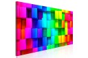 Bilde Colourful Cubes 5 Parts Narrow 225x90 Artgeist sp. z o. o.