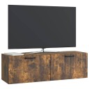  Vegghengt TV skap Røkt Eik 98 x 31 x 30 cm Konstruert tre