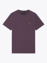 Lyle & Scott Plain T-Shirt Lilla L