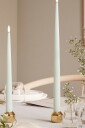 DeluxeHomeart   LED Taper Candle Shiny 2,2x38 cm 2 stk   Grønn