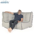Link Corner Modulsofa Silverline