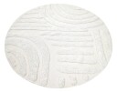 Runde tepper   Mavis Natural Cotton Shaggy offwhite Størrelse: Ø 200 cm