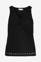 Vila - Topp viSolira V-neck S/l Top/dfs - Svart