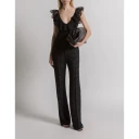 Alberta Ferretti Dame Bukser Svart XS,