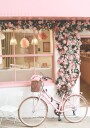Posterbox A Pink Bicycle in Bloom Plakat Plakat / 30x40cm