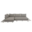 Cane line Sticks hjørnesofa Alu/light brown