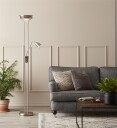Markslöjd Detroit Gulvlampe 2L Steel