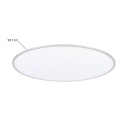 Lindby - Narima LED Taklampe 4.000K Ø100 White/Silver Lindby