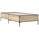  Sengeramme sonoma eik 75x190 cm konstruert tre og metall 8721012985186