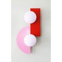 Swedish Ninja - Candy Big Rectangle S Vegglampe Strawberry Red Swedish Ninja