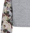Kids Only Genser   Strikk   KogMonaco   Light Grey Melange/Flowe   Kids Only   9 10 år (134 140)   Genser Brun Grå Grønn Rosa