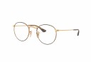 Ray-Ban briller Round Metal Gul Small Hel ramme i Metall Rund